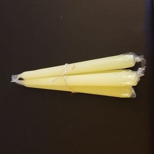 Bundle of Ivory dinner candles